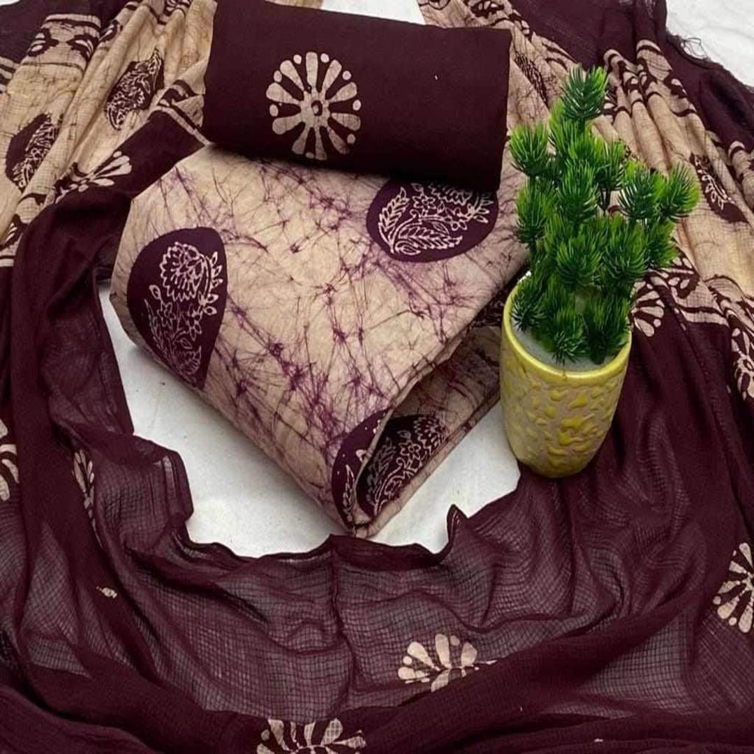 New Unstitched Batik Three Piece Collection For Women