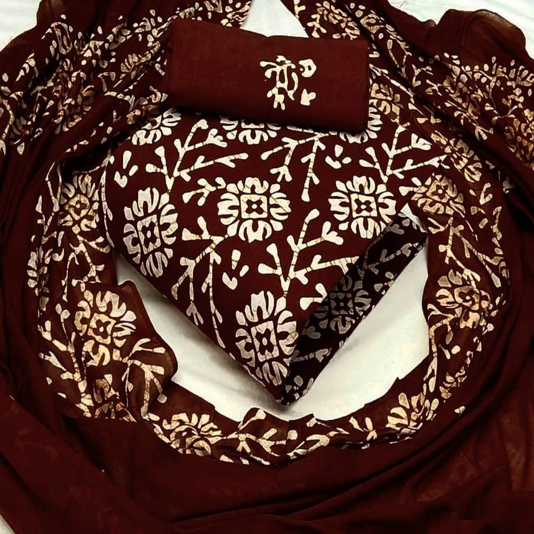 New Unstitched Batik Three Piece Collection For Women