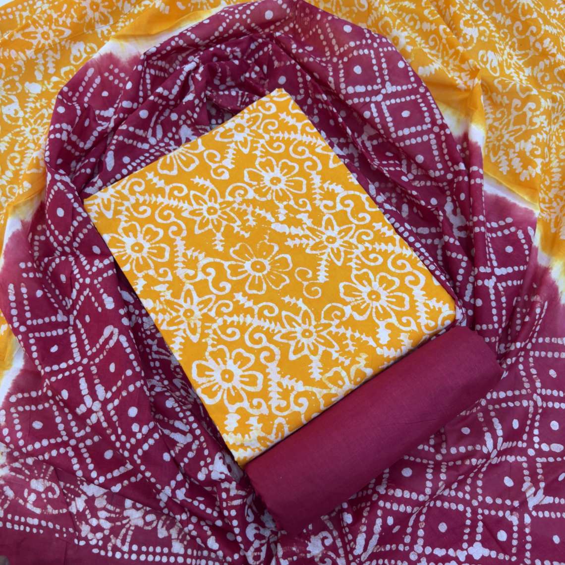 New Unstitched Batik Three Piece Collection For Women