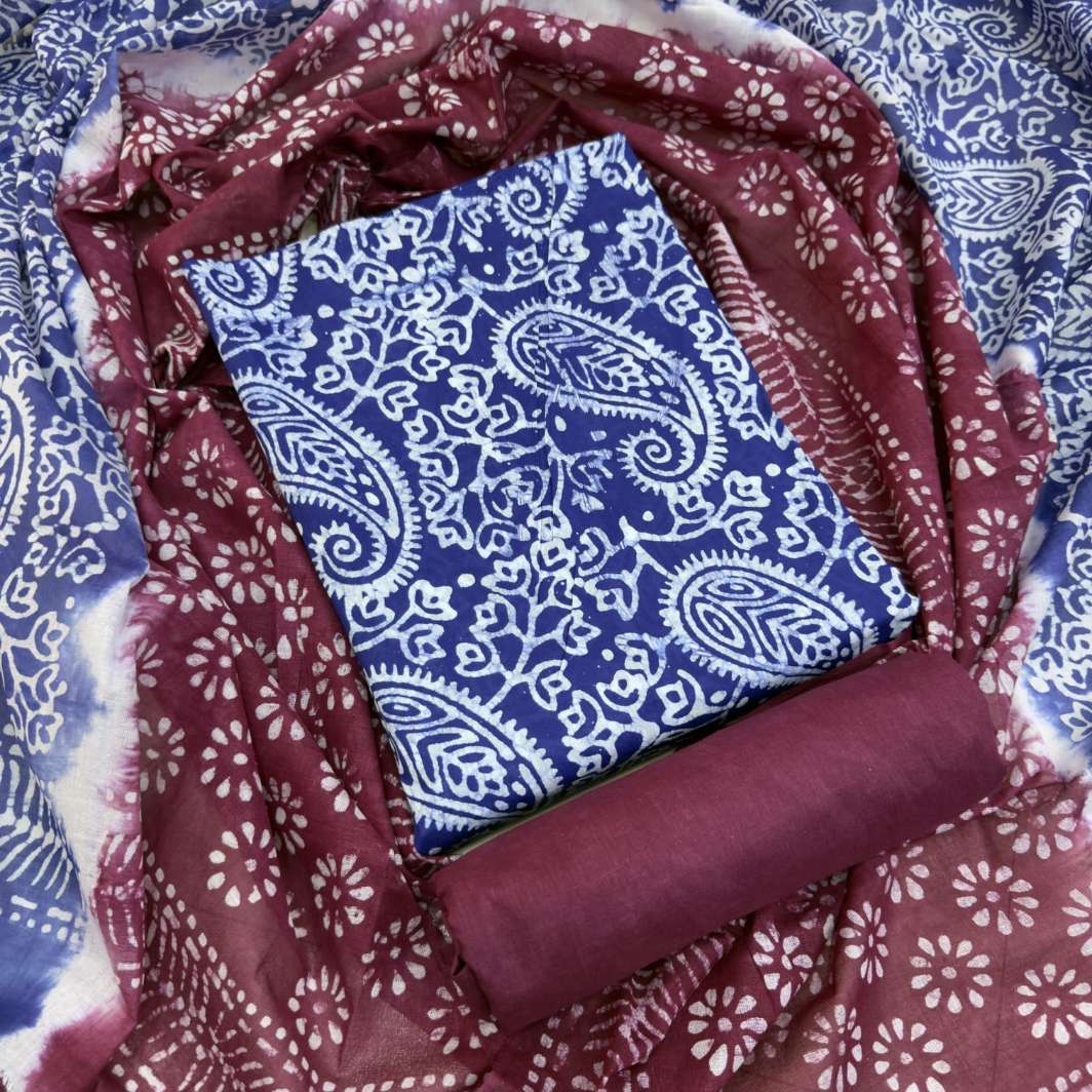 New Unstitched Batik Three Piece Collection For Women