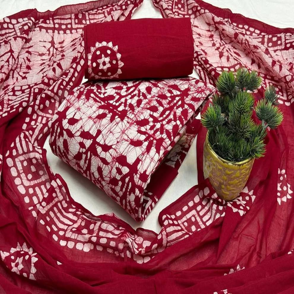 New Unstitched Batik Three Piece Collection For Women